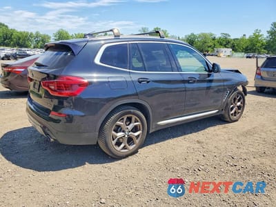Trzecie zdjęcie samochodu z tyłu: 2021 BMW X3 XDRIVE30I VIN:5UXTY5C08M9G21181 - miniatura