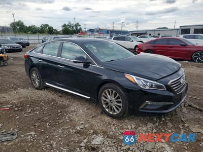 Czwarte zdjęcie samochodu z boku: 2015 HYUNDAI SONATA LIMITED VIN:5NPE34AF4FH254930 - miniatura