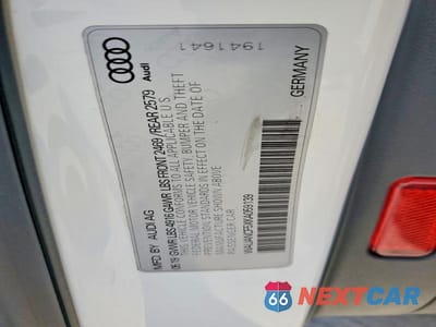 Zdjęcie 12 z 12 samochodu: 2019 AUDI A5 PREMIUM VIN:WAUANCF5XKA059139 - miniatura