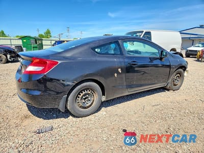 Trzecie zdjęcie samochodu z tyłu: 2012 HONDA CIVIC LX VIN:2HGFG3B53CH563223 - miniatura