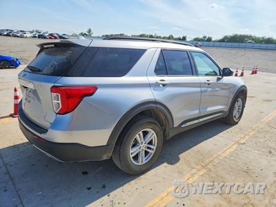Trzecie zdjęcie samochodu z tyłu: 2020 FORD EXPLORER XLT VIN:1FMSK8DH8LGC87709 - miniatura
