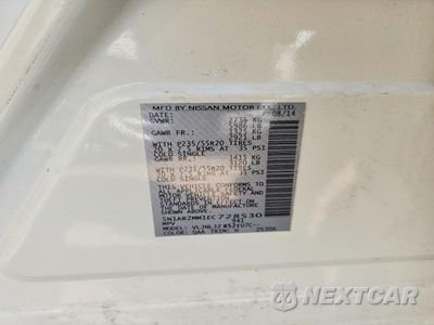 Zdjęcie 25 z 26 samochodu: 2014 NISSAN PATHFINDER S VIN:5N1AR2MM1EC728530 - miniatura