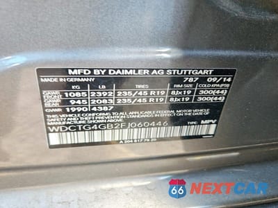 Zdjęcie 13 z 13 samochodu: 2015 MERCEDES-BENZ GLA 250 4MATIC VIN:WDCTG4GB2FJ060446 - miniatura