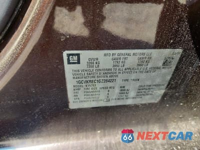 Zdjęcie 12 z 12 samochodu: 2016 CHEVROLET SILVERADO K1500 LT VIN:1GCVKREC1GZ284221 - miniatura
