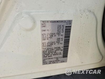 Zdjęcie 11 z 11 samochodu: 2019 NISSAN ROGUE SL VIN:5N1AT2MVXKC738723 - miniatura