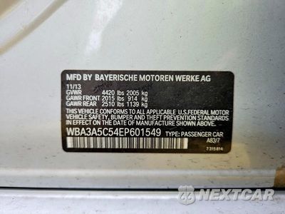 Zdjęcie 12 z 12 samochodu: 2014 BMW 328 I VIN:WBA3A5C54EP601549 - miniatura