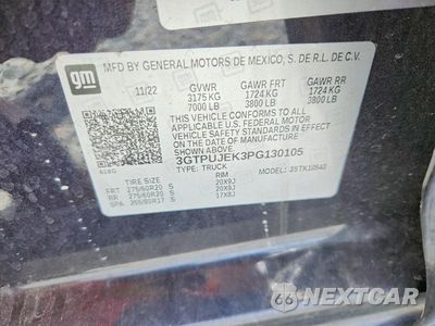Zdjęcie 12 z 12 samochodu: 2023 GMC 1500 VIN:3GTPUJEK3PG130105 - miniatura