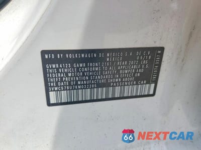 Zdjęcie 12 z 12 samochodu: 2019 VOLKSWAGEN JETTA S VIN:3VWC57BU7KM032285 - miniatura