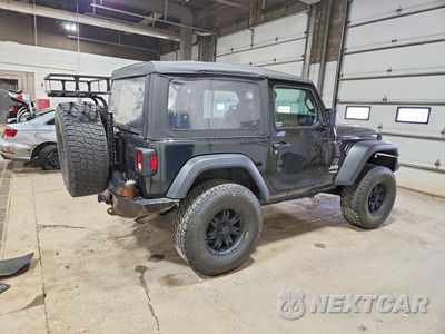 Trzecie zdjęcie samochodu z tyłu: 2019 JEEP WRANGLER SPORT VIN:1C4GJXAG2KW598012 - miniatura