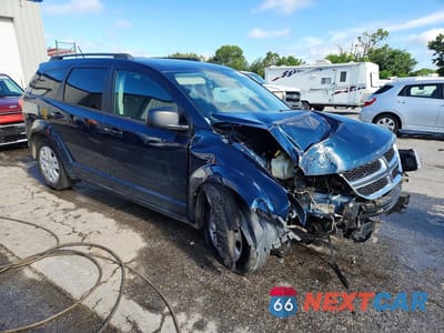 Czwarte zdjęcie samochodu z boku: 2014 DODGE JOURNEY SE VIN:3C4PDCAB2ET103208 - miniatura