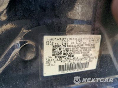 Zdjęcie 12 z 12 samochodu: 2012 NISSAN VERSA 1.6 S VIN:3N1CN7AP6CL804543 - miniatura