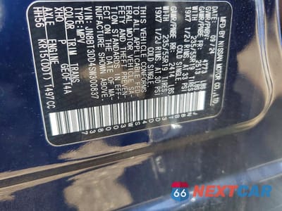 Zdjęcie 12 z 12 samochodu: 2025 NISSAN ROGUE PLATINUM VIN:JN8BT3DD4SW300837 - miniatura
