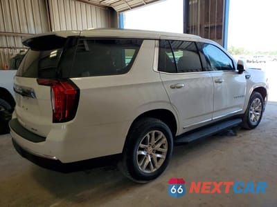 Trzecie zdjęcie samochodu z tyłu: 2023 GMC YUKON SLT VIN:1GKS1BKD6PR179883 - miniatura