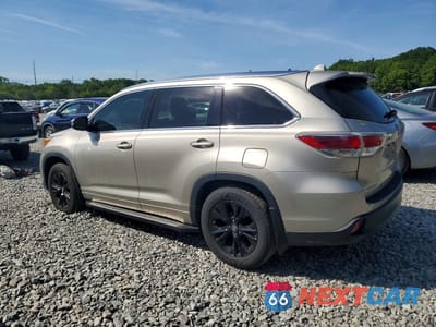 Drugie zdjęcie samochodu z przodu: 2016 TOYOTA HIGHLANDER XLE VIN:5TDJKRFH7GS270561 - miniatura