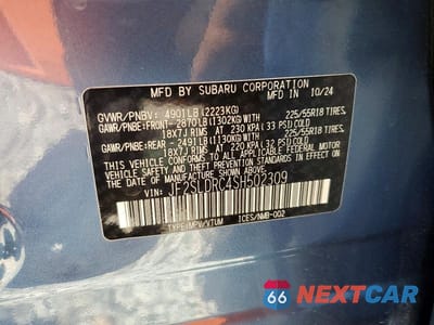 Zdjęcie 13 z 13 samochodu: 2025 SUBARU FORESTER LIMITED VIN:JF2SLDRC4SH502309 - miniatura