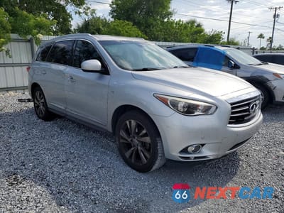 Czwarte zdjęcie samochodu z boku: 2014 INFINITI QX60 BASE VIN:5N1AL0MN6EC506385 - miniatura