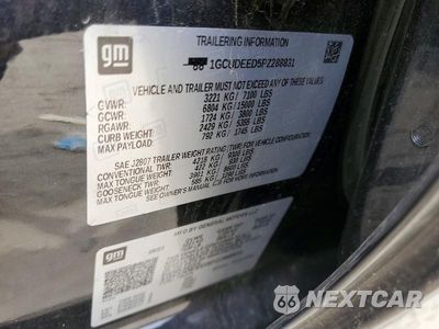 Zdjęcie 12 z 12 samochodu: 2023 CHEVROLET SILVERADO K1500 RST VIN:1GCUDEED5PZ288831 - miniatura