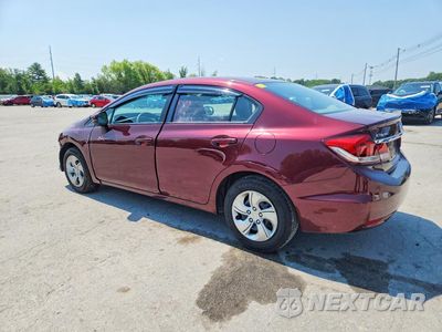 Drugie zdjęcie samochodu z przodu: 2013 HONDA CIVIC LX VIN:2HGFB2F5XDH586289 - miniatura