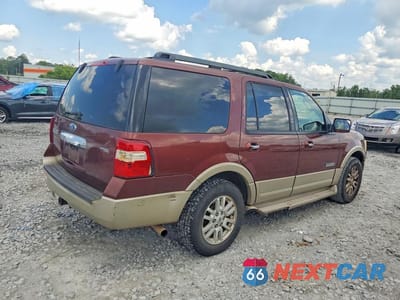 Trzecie zdjęcie samochodu z tyłu: 2007 FORD EXPEDITION EDDIE BAUER VIN:1FMFU17587LA60232 - miniatura