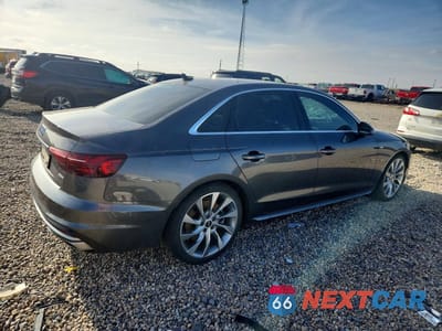 Trzecie zdjęcie samochodu z tyłu: 2022 AUDI A4 PREMIUM PLUS 45 VIN:WAUEAAF43NN004571 - miniatura