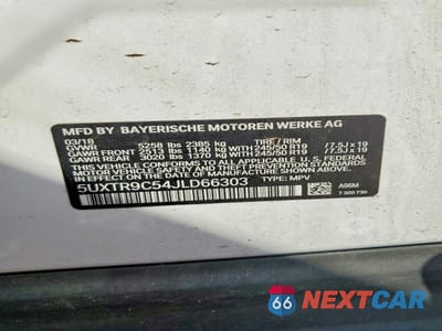 Zdjęcie 12 z 12 samochodu: 2018 BMW X3 XDRIVE30I VIN:5UXTR9C54JLD66303 - miniatura