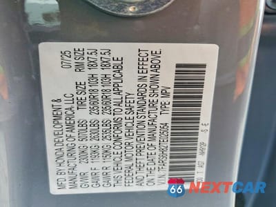 Zdjęcie 13 z 13 samochodu: 2026 HONDA CR-V SPORT-L VIN:7FARS6H82TE025054 - miniatura