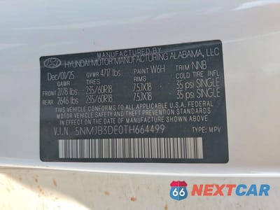 Zdjęcie 13 z 13 samochodu: 2026 HYUNDAI TUCSON SEL VIN:5NMJB3DE0TH664499 - miniatura