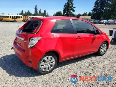 Trzecie zdjęcie samochodu z tyłu: 2014 TOYOTA YARIS 3-DOOR LE VIN:JTDJTUD3XED584625 - miniatura