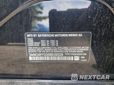Zdjęcie 12 z 12 samochodu: 2024 BMW 330E VIN:3MW39FF03R8E09509 - miniatura