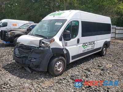 2021 RAM PROMASTER 2500 WHEELCHAIR VAN ** PRIOR FLEET ** 3C6LRVPG7ME507517 - główne zdjęcie licytacji z USA - miniatura