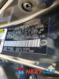 Zdjęcie 12 z 12 samochodu: 2022 LEXUS ES 300H BASE VIN:58ADA1C18NU023636 - miniatura