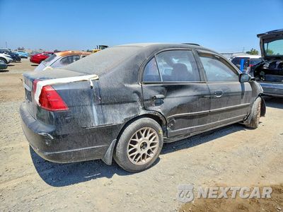 Trzecie zdjęcie samochodu z tyłu: 2002 HONDA CIVIC EX VIN:JHMES26752S000727 - miniatura