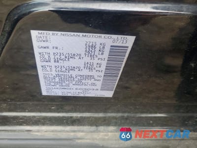 Zdjęcie 13 z 13 samochodu: 2014 NISSAN PATHFINDER S VIN:5N1AR2MM1EC609098 - miniatura