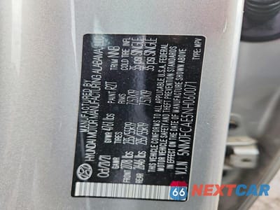 Zdjęcie 13 z 13 samochodu: 2022 HYUNDAI TUCSON SEL VIN:5NMJFCAE5NH060071 - miniatura