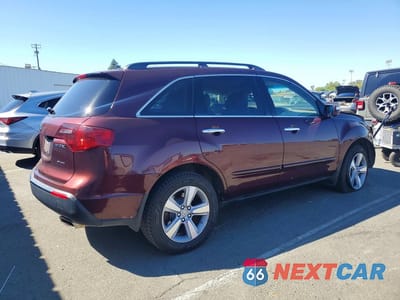 Trzecie zdjęcie samochodu z tyłu: 2012 ACURA MDX TECHNOLOGY VIN:2HNYD2H39CH503439 - miniatura