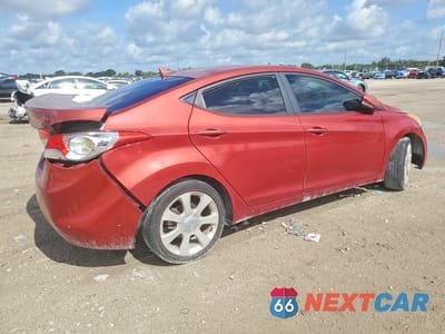 Trzecie zdjęcie samochodu z tyłu: 2013 HYUNDAI ELANTRA LIMITED VIN:KMHDH4AE4DU507330 - miniatura