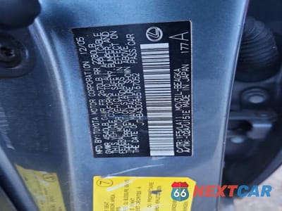 Zdjęcie 12 z 12 samochodu: 2006 LEXUS ES 330 VIN:JTHBA30G965167052 - miniatura