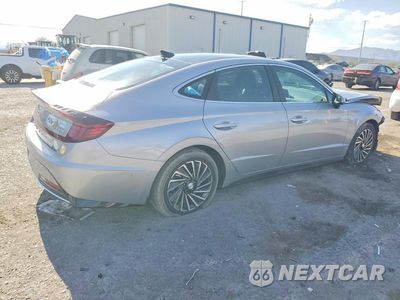 Trzecie zdjęcie samochodu z tyłu: 2023 HYUNDAI SONATA HYBRID LIMITED VIN:KMHL54JJ7PA058460 - miniatura