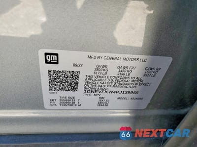 Zdjęcie 12 z 12 samochodu: 2023 CHEVROLET TRAVERSE LS VIN:1GNEVFKW4PJ139958 - miniatura