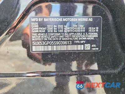 Zdjęcie 13 z 13 samochodu: 2025 BMW X3 30 XDRI VIN:5UX53GP05S9039613 - miniatura