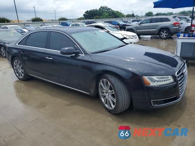 Czwarte zdjęcie samochodu z boku: 2015 AUDI A8 L QUATTRO VIN:WAU3GAFD6FN031318 - miniatura