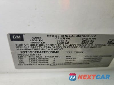 Zdjęcie 12 z 12 samochodu: 2015 GMC SIERRA K2500 DENALI VIN:1GT120E84FF586043 - miniatura