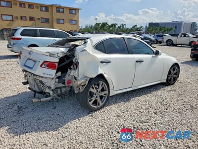 Trzecie zdjęcie samochodu z tyłu: 2009 LEXUS IS 250 VIN:JTHBK262395087978 - miniatura