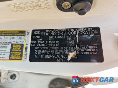 Zdjęcie 13 z 13 samochodu: 2014 KIA SPORTAGE LX VIN:KNDPBCAC7E7570885 - miniatura