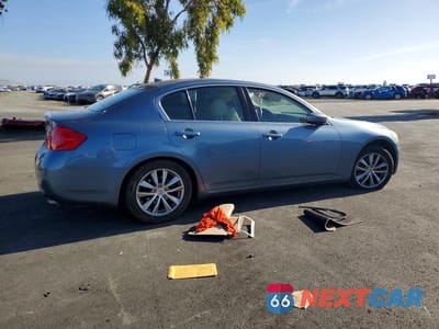 Trzecie zdjęcie samochodu z tyłu: 2009 INFINITI G37 SEDAN BASE VIN:JNKCV61E29M311221 - miniatura