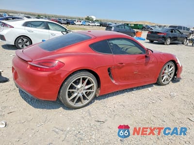 Trzecie zdjęcie samochodu z tyłu: 2014 PORSCHE CAYMAN S VIN:WP0AB2A87EK193743 - miniatura