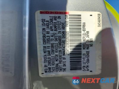 Zdjęcie 12 z 12 samochodu: 2003 TOYOTA ECHO BASE VIN:JTDAT123830263320 - miniatura