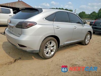 Trzecie zdjęcie samochodu z tyłu: 2010 LEXUS RX 450H VIN:JTJZB1BA5A2002309 - miniatura