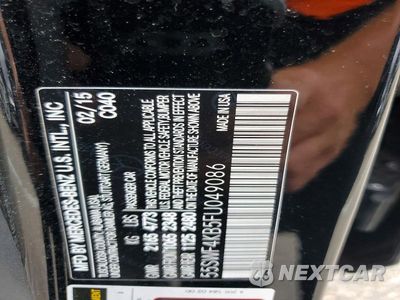 Zdjęcie 12 z 12 samochodu: 2015 MERCEDES-BENZ C 300 4MATIC VIN:55SWF4KB5FU049086 - miniatura