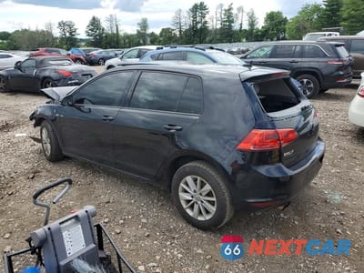 Drugie zdjęcie samochodu z przodu: 2016 VOLKSWAGEN GOLF S VIN:3VW217AUXGM019501 - miniatura